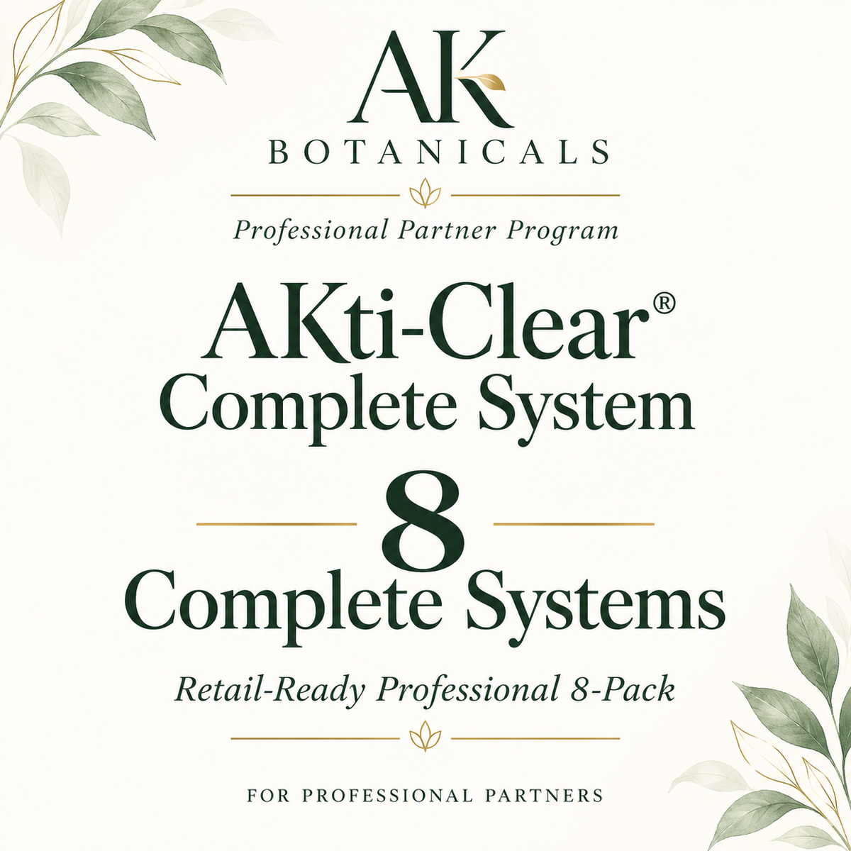 AKti-Clear® Complete System – Professional 8-Pack
