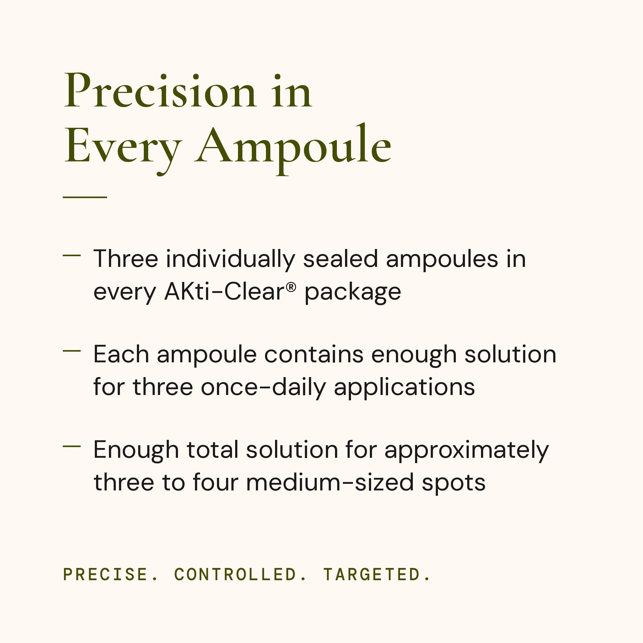 AKti-Clear® Complete System — 3 Ampoules